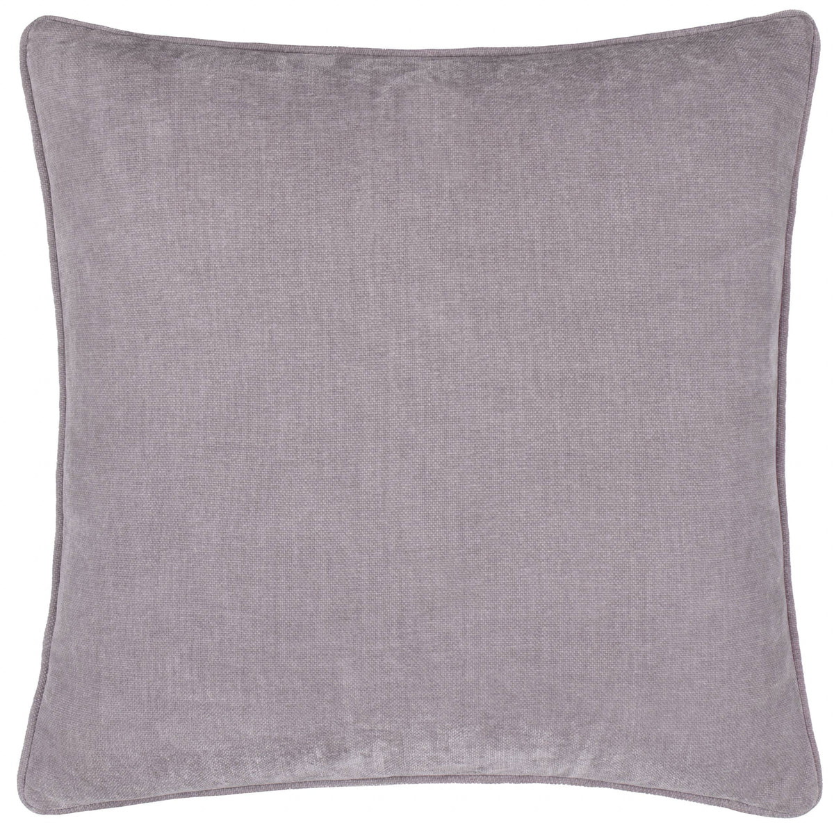 Grey, lilac pillow on a white background